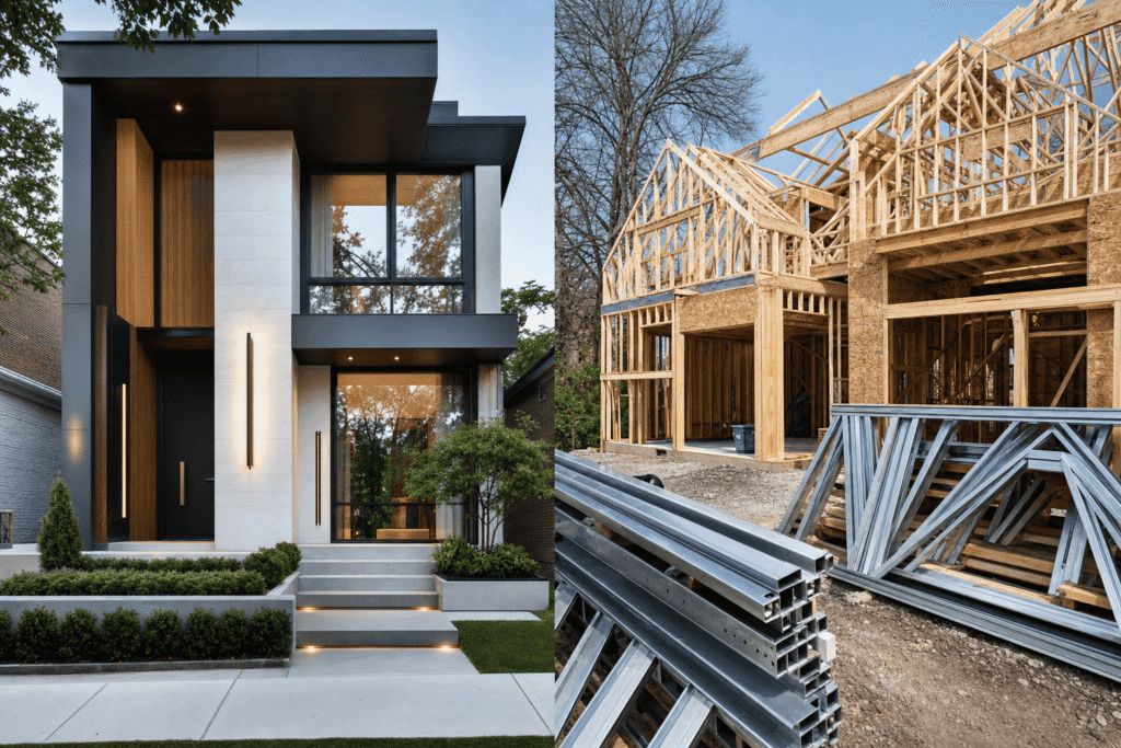 Prefab LGS vs. Conventional Site-Built Wood Framing